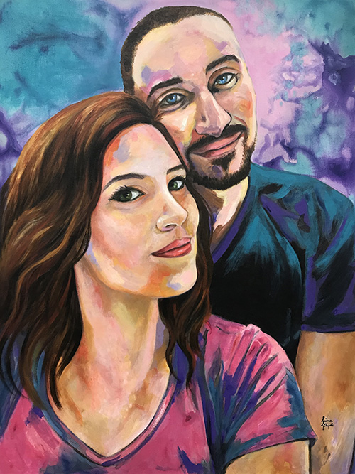 Casal - 70 x 90 - Mista - 2018